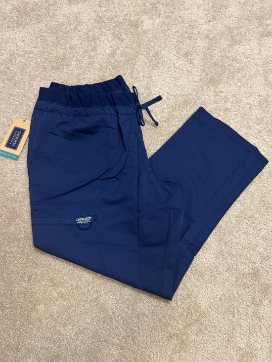 Cherokee Pants - Cherokee Workwear Navy Women’s Drawstring Scrub Pants